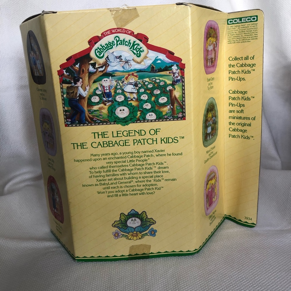 Cabbage Patch kids pin-ups Susie Caryn Toy Store New in Box 1983 CPK - Picture 8 of 11